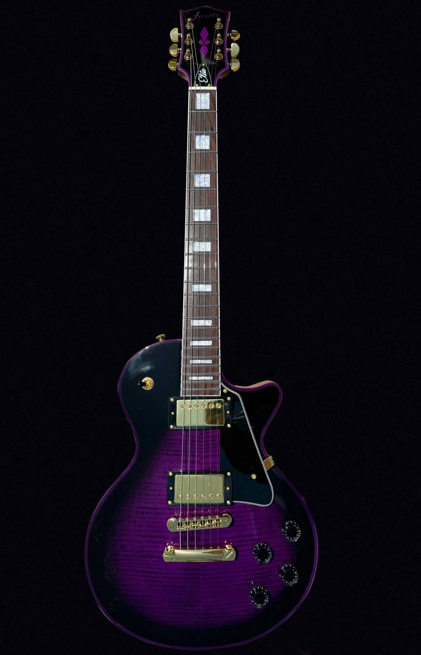 New Firefly FFSPS Electric Guitars (Purple Bat Color )