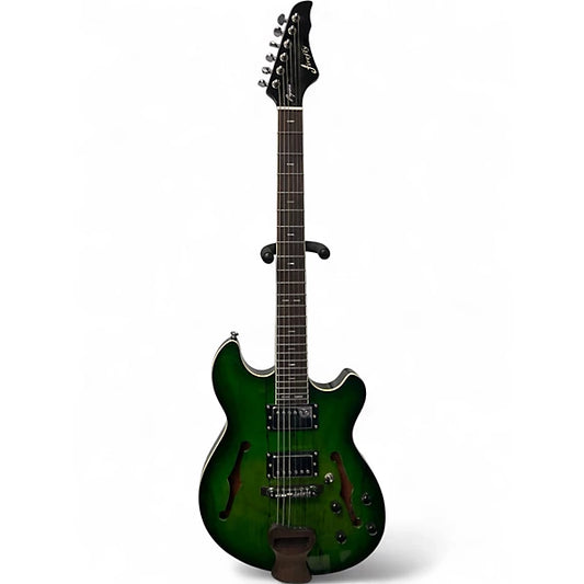 Firefly pegasus Green Hollow Body Electric Guitar