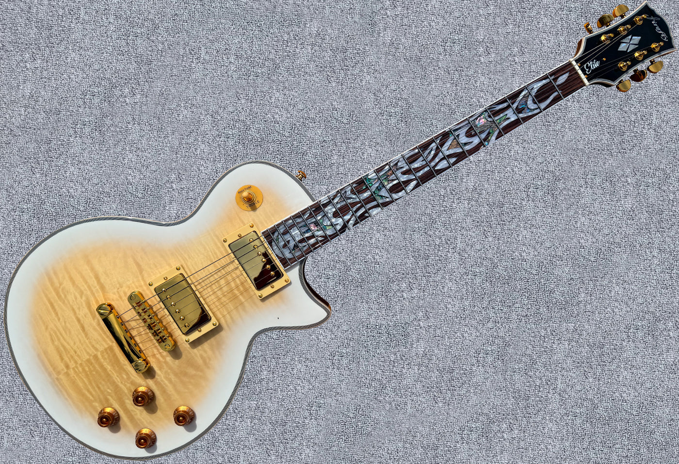 New Firefly FFSP Electric Guitar Vintage (White Burst Color)