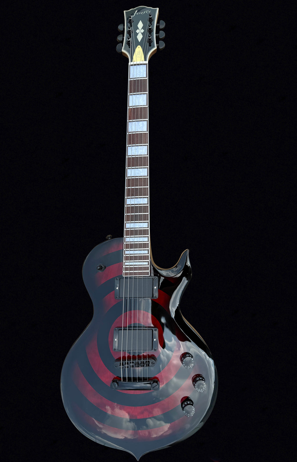 NEW Firefly FFSPS ELECTRIC GUITARS  (Red Woden god Color )