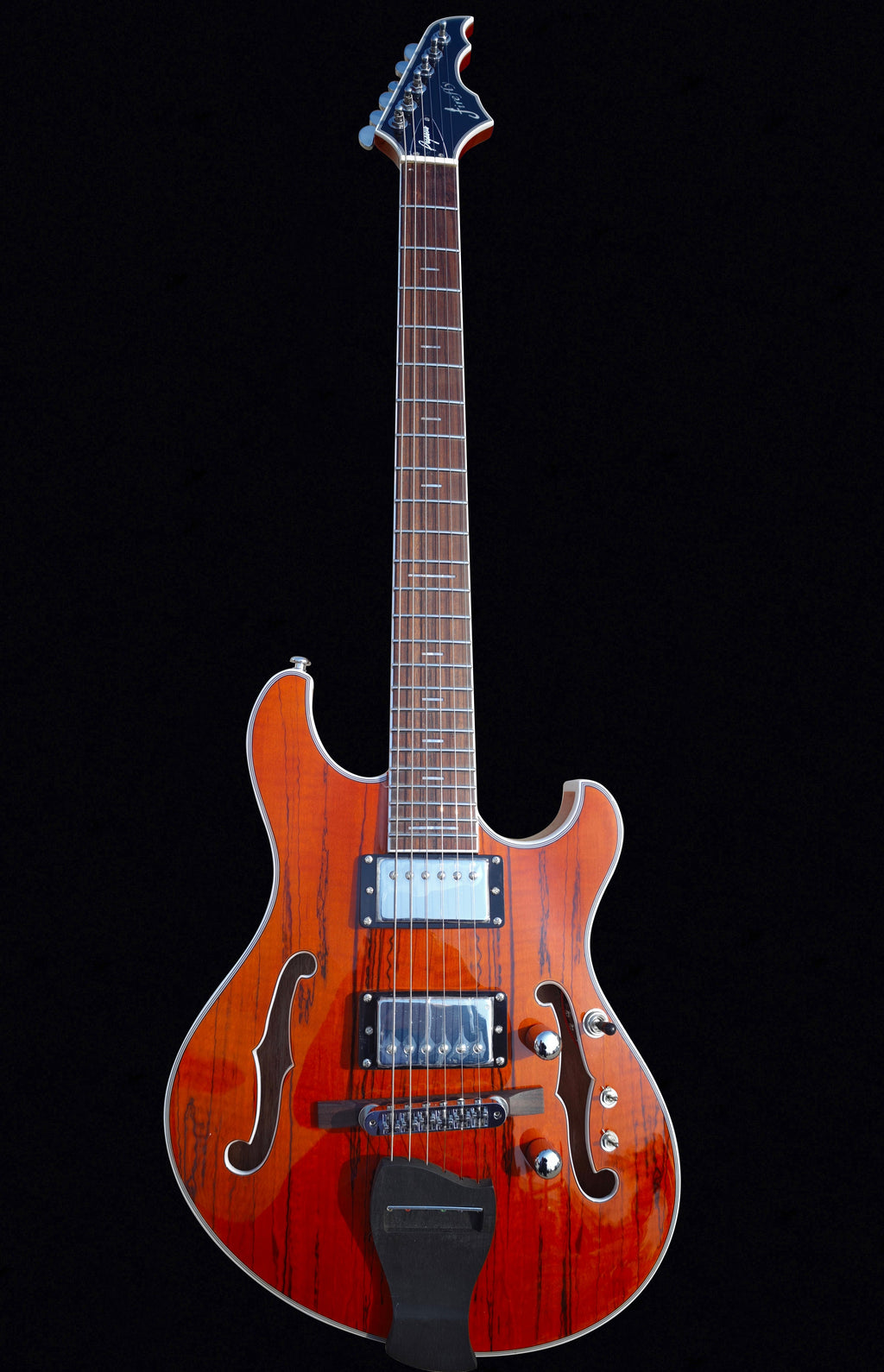 NEW Pegasus Spalted Maple Electric Guitar (Transparent Brown Color)