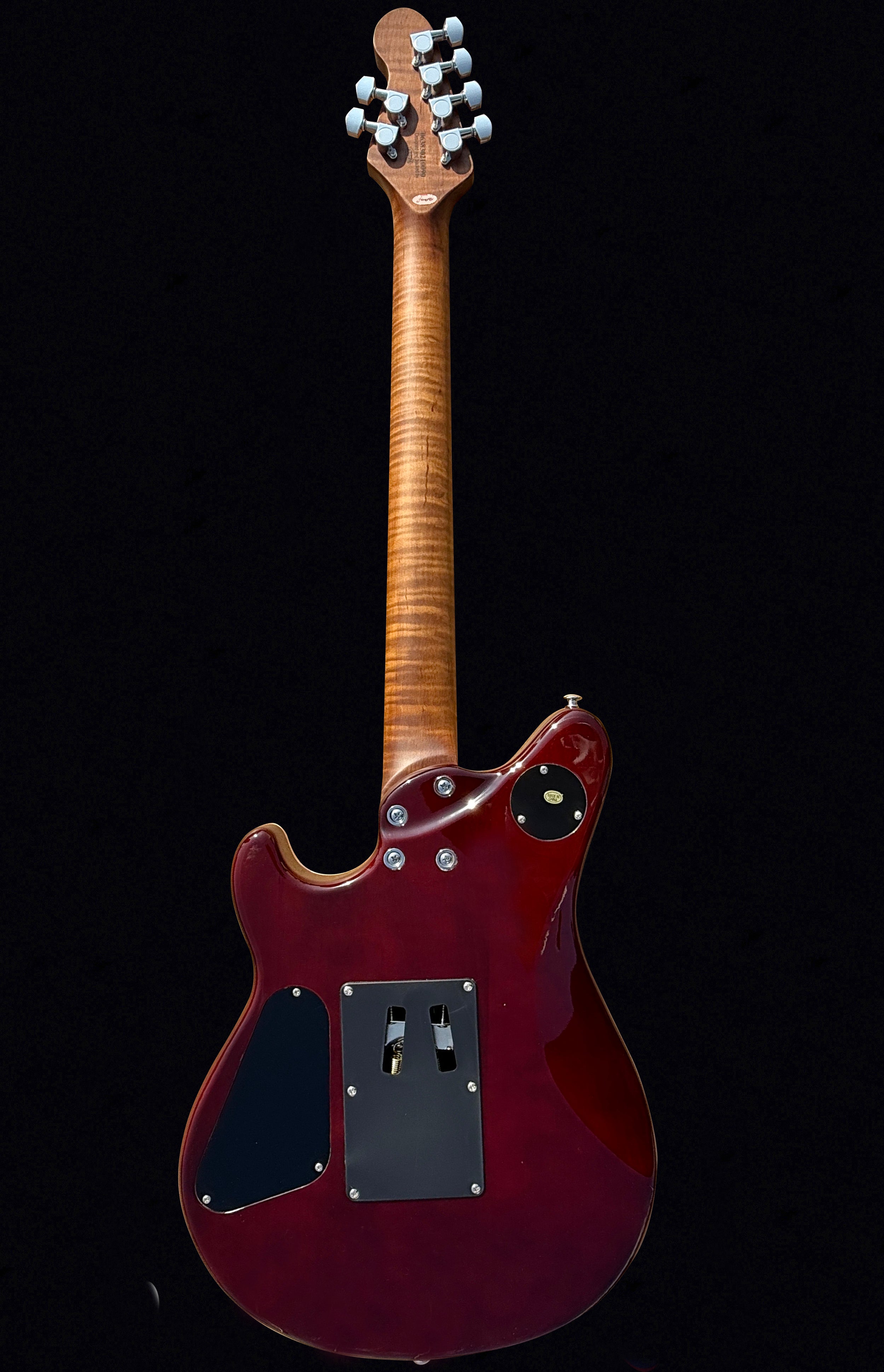 Firefly FFMN Electric Guitar With Flamed Maple Top (Transparent Purple Color)