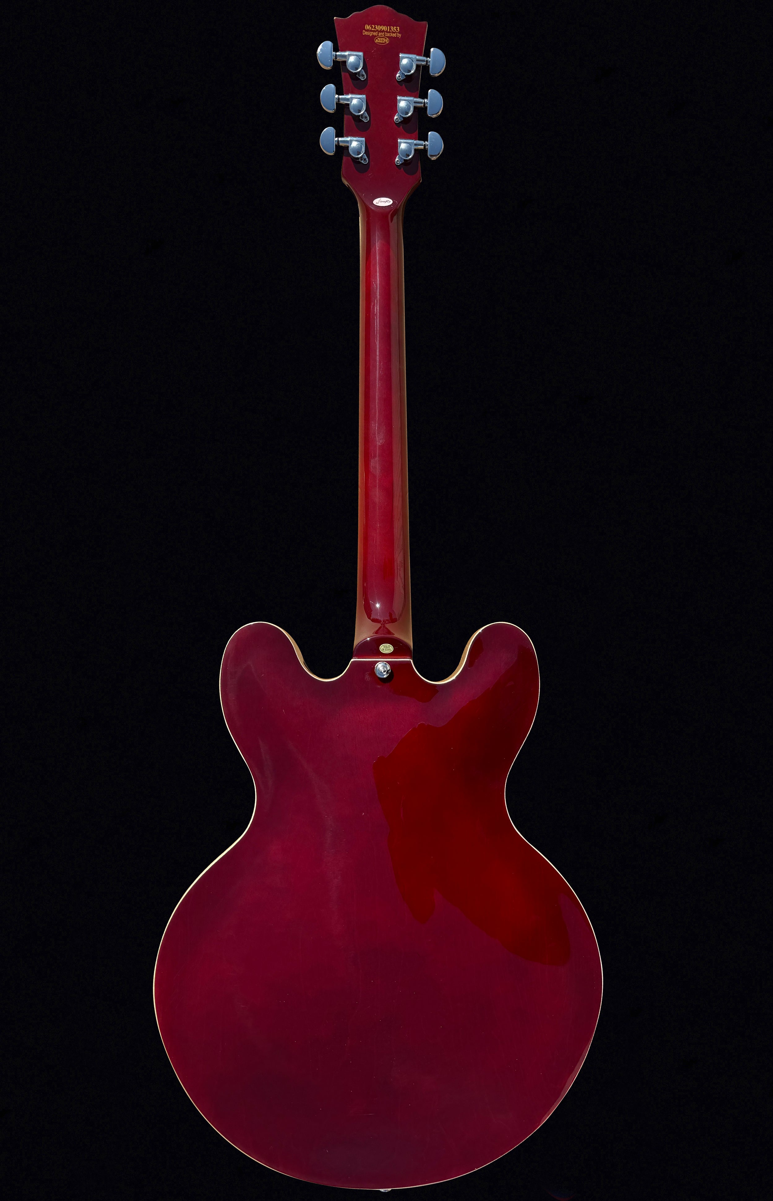Firefly FF338PRO Full Size Semi Hollow body Electric Guitar with P90 Pickups （Red Color)