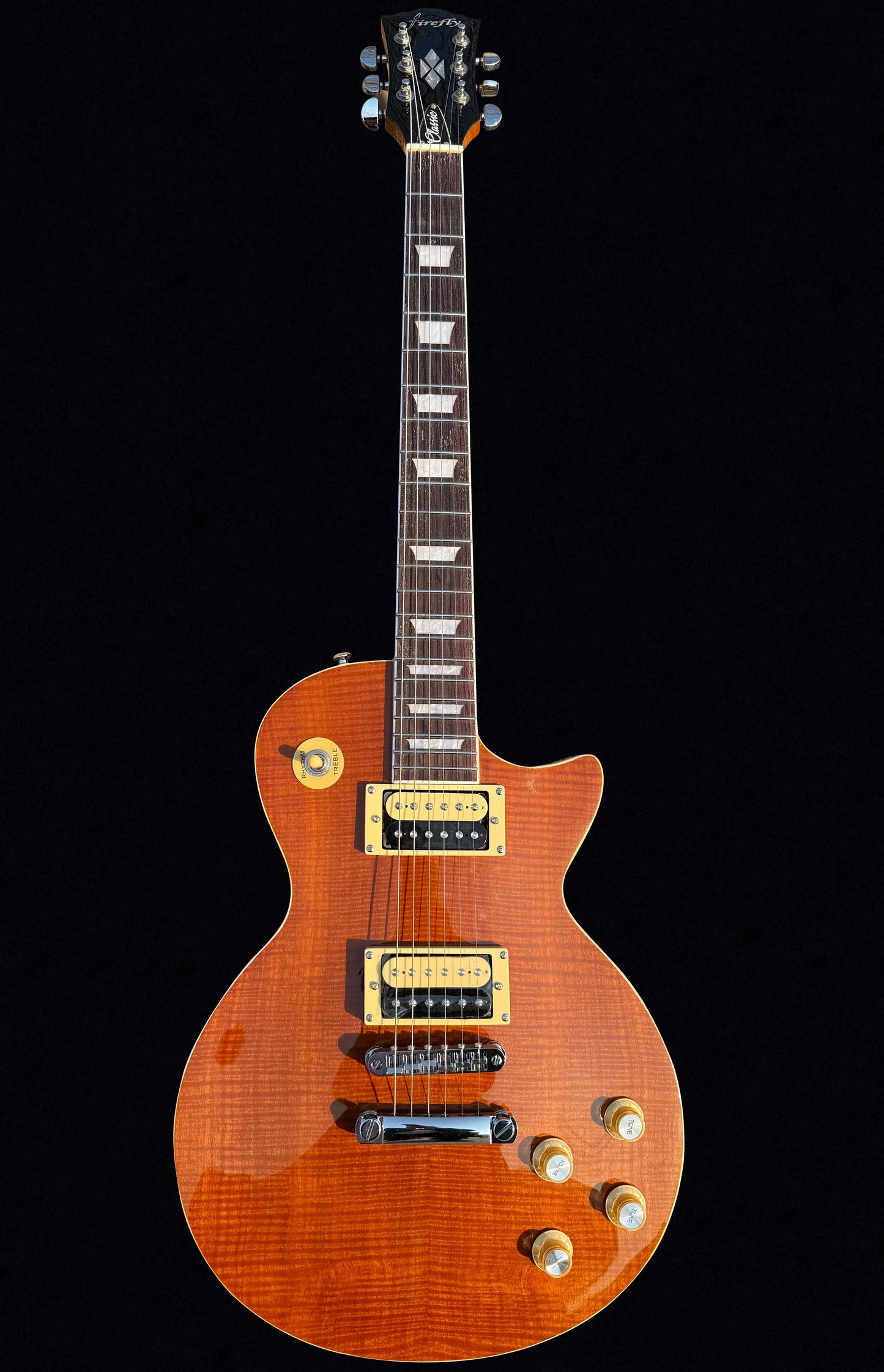 Promotion!New Firefly FFSP Electric Guitar (Transparent Orange Color)