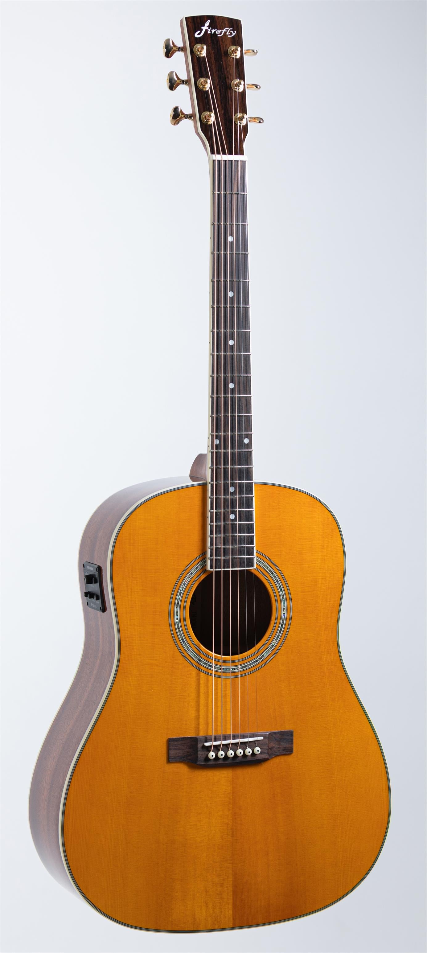 New Firefly JM40NA-S-E All Solid Wood Acoustic Guitar With Fishman Presys EQ