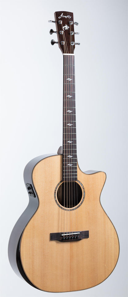 New Firefly GA814-E Acoustic Guitar With comfort cut armrest bevel and Fishman Presys EQ