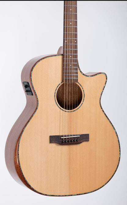 New Firefly GA01-E Acoustic Guitar With comfort cut armrest bevel and Fishman Presys EQ
