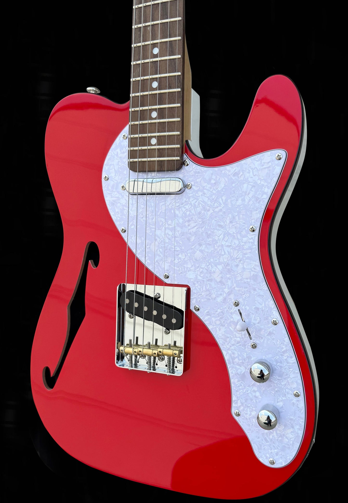 Promotion!Firefly FFTL THINLINE ELECTRIC GUITARS ( Red Color )