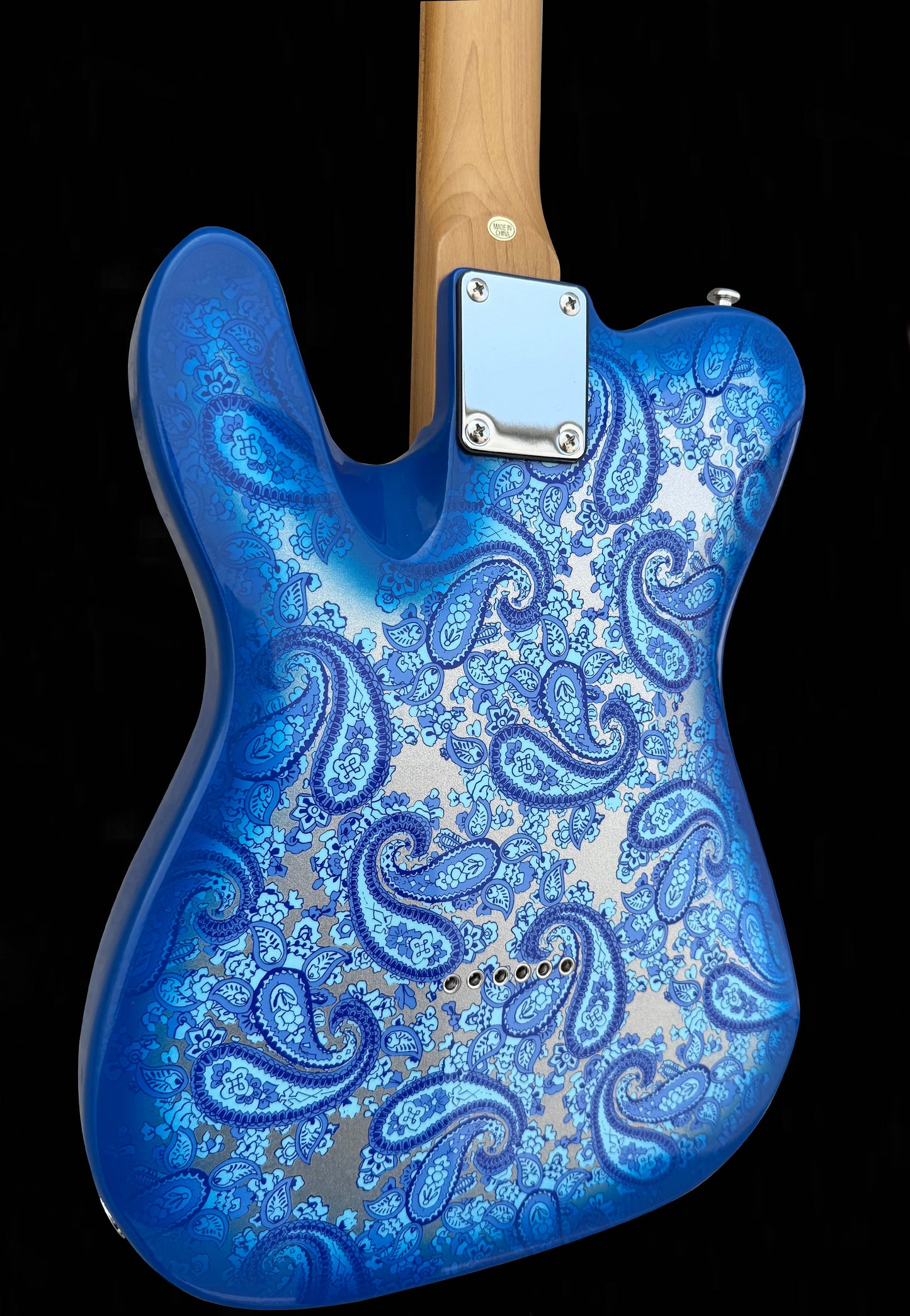 New Firefly FFTL Classic Model ELECTRIC GUITARS ( Blue Paisley Color )