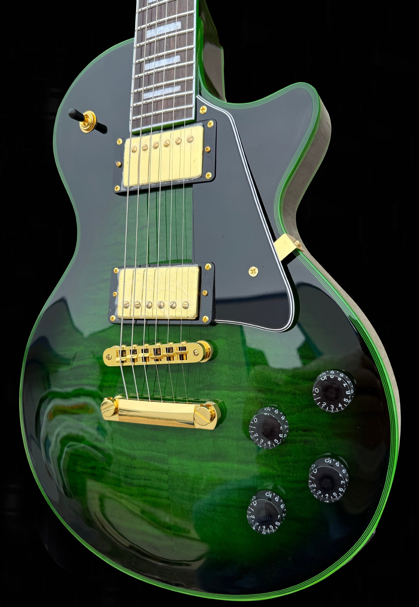 New Firefly FFSPS Electric Guitars (Green Bat Color )