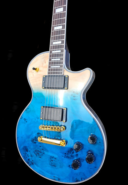 NEW Firefly FFSPS ELECTRIC GUITARS (Blue Burl Color )