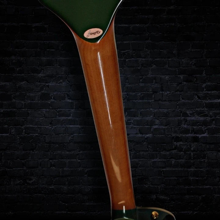 Firefly LP Style Electric Guitar Camouflage Bullseye Olive Drab