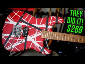 The **Firefly EVH-style guitar** delivers bold looks and high-performance features inspired by Eddie Van Halen’s iconic design, while remaining highly affordable. Known for its striking striped finishes and sleek body shape, this guitar typically features a comfortable neck profile, powerful humbucker pickups, and a fast-playing fretboard that suits rock, metal, and high-gain styles. Firefly’s EVH-inspired models are popular among players who want aggressive tone, smooth playability, and eye-catching aesthetics without paying a premium price.